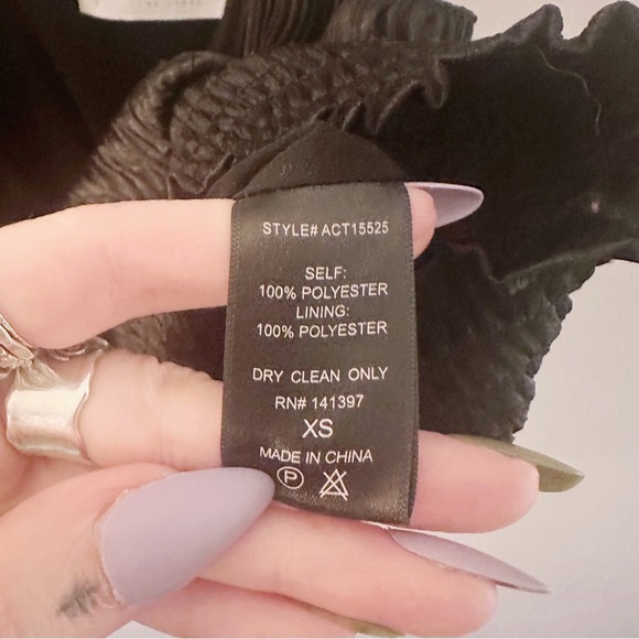 ASTR The Label Pleated Bow Tie Tank Top Wrap Style Sleeveless - Picture 3 of 5